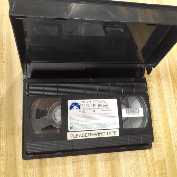 Monty Python Life of Brian 1979 VHS Clamshell Rental Terry Jones Cult Comedy - Picture 4 of 6